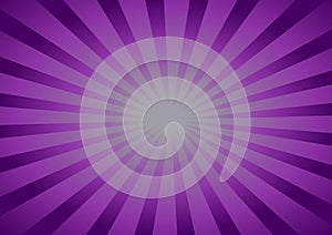 Purple background with lines running towards center