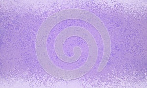 Purple background with white grunge borders and smeared sponged and distressed paint texture, old vintage lavender purple design photo