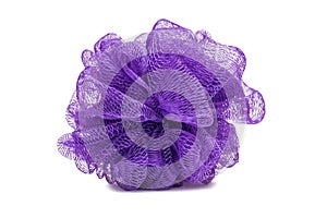 Purple Bath Scrubber Loofa