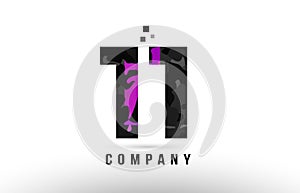 purple black number 11 logo design suitable