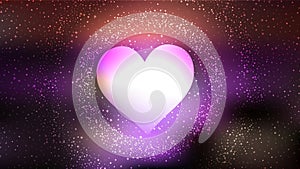 Purple and Black Valentines Day Background