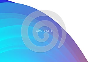 Purple and blue curve abstract background vector
