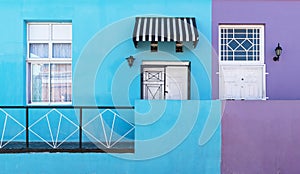 Colorful Facades in Bo Kaap, Cape Town, South Africa