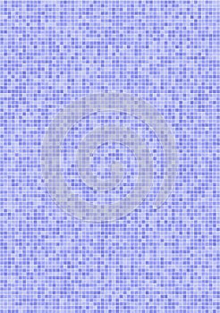 Purple-blue mosaic tiles