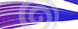 Purple and Blue Thin Curved Delicate Lines Luxury Bezier Curve Modern Charm Isolated Elegant Modern 3D Rendering Abstract