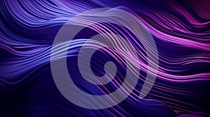 Purple and Blue Wavy Lines Background