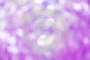 Purple bokeh abstract background, out of focus