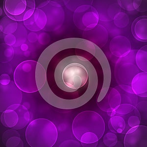 Purple bokeh pattern