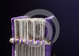 Purple book binding