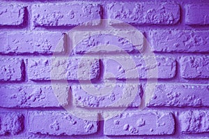 Purple brick wall