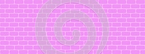 Purple brick wall background vector illustration for wallpaper pattern