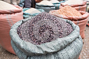 Purple brown rice market
