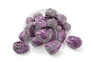 Purple Brussels sprouts