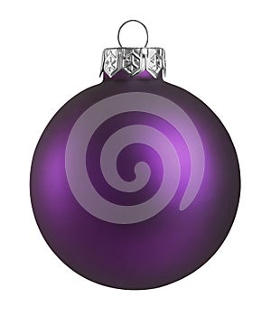 Purple christmas ball