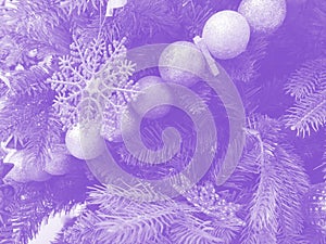 Christmas tree purple background wallpaper