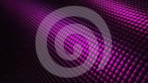 Purple chrome metallic technology background, metal squares pattern
