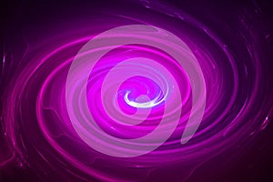 Purple circular glow wave. lighting effect abstract background.