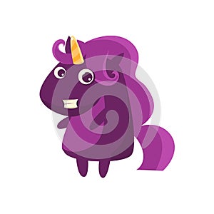 Purple Classy Lady Unicorn