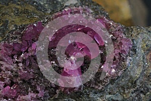 purple cobaltocalcite mineral