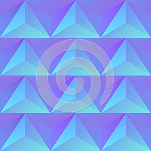 Purple color triangle seamless pattern