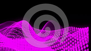 Purple color wave music abstract background. Equalizer for music, showing sound waves with musical waves.