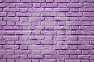 Purple Colored Old Brick Wall for Background