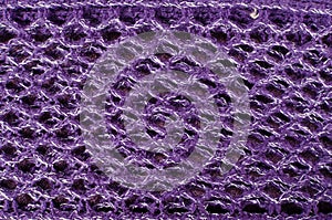 Purple crochetwork