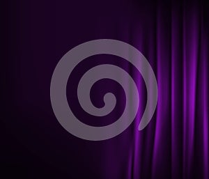 Purple curtain texture