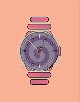 Purple cute watch