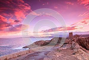 Purple dawn, Ile Rousse, Corsica