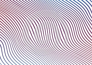 Purple Diagonal Bending Lines Texture in White Background