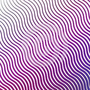 Purple Diagonal Wavy Lines Texture in White Background