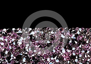 Purple diamond jewel stones luxury background