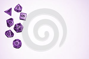 Purple dice