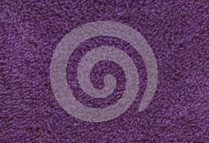 Purple double sided terry towelling fabric texture background photo