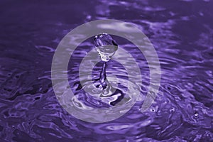 Purple drop