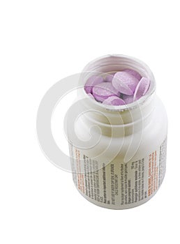 Purple Drug Tablets photo