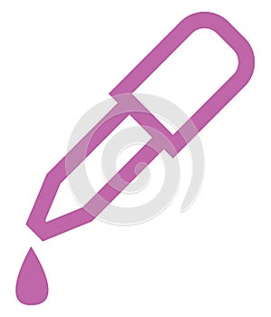 Purple Eyedropper , icon