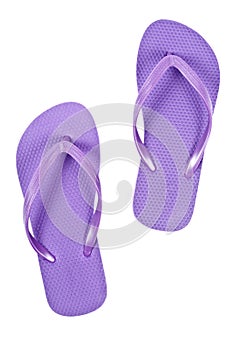 Purple Flip Flops photo