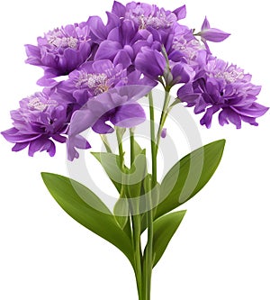 purple flowers lorem ipsum dolor sit amet. AI- Generated photo