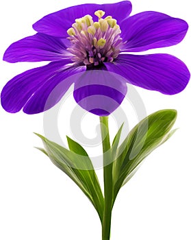 purple flowers lorem ipsum dolor sit amet. AI- Generated photo