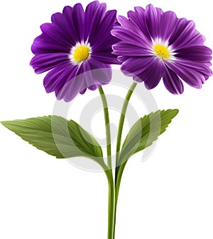 purple flowers lorem ipsum dolor sit amet. AI- Generated photo