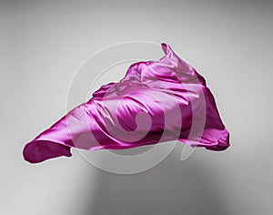 Purple flying fabric