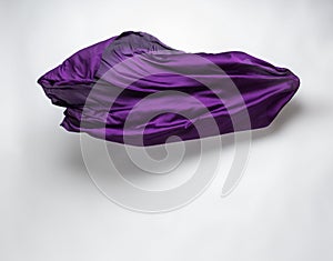 Purple flying fabric