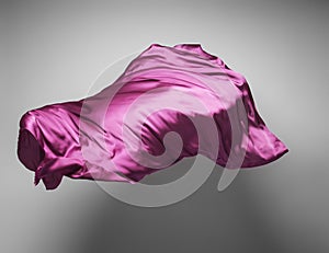 Purple flying fabric