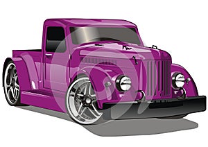 Purple GAZ Hot Rod