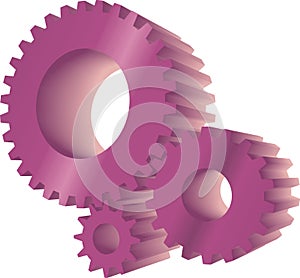 Purple gears