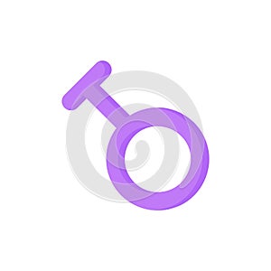 Purple gender symbol of travesti photo