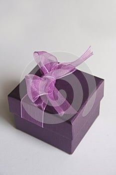 Purple gift box