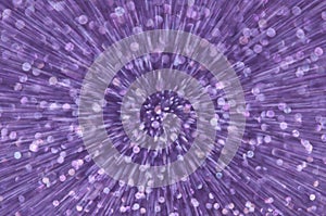 Purple glitter explosion lights abstract background